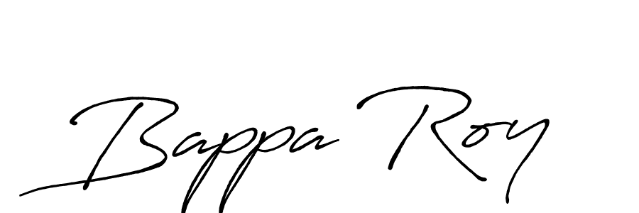 Make a beautiful signature design for name Bappa Roy. With this signature (Antro_Vectra_Bolder) style, you can create a handwritten signature for free. Bappa Roy signature style 7 images and pictures png