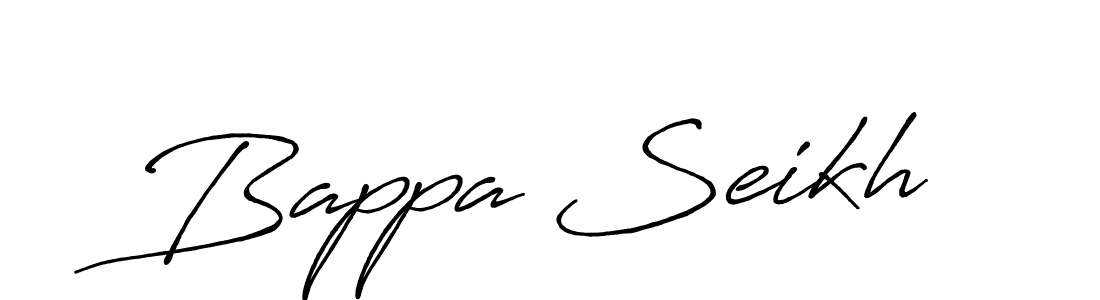 Make a beautiful signature design for name Bappa Seikh. With this signature (Antro_Vectra_Bolder) style, you can create a handwritten signature for free. Bappa Seikh signature style 7 images and pictures png