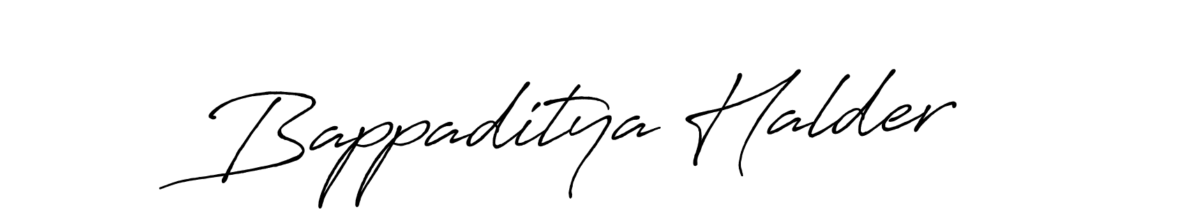 Use a signature maker to create a handwritten signature online. With this signature software, you can design (Antro_Vectra_Bolder) your own signature for name Bappaditya Halder. Bappaditya Halder signature style 7 images and pictures png