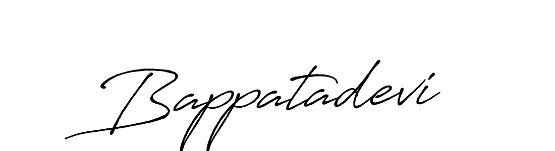 It looks lik you need a new signature style for name Bappatadevi. Design unique handwritten (Antro_Vectra_Bolder) signature with our free signature maker in just a few clicks. Bappatadevi signature style 7 images and pictures png