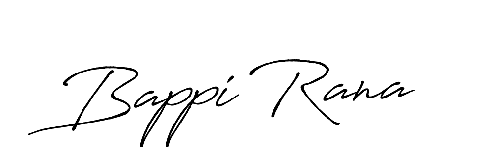 Also we have Bappi Rana name is the best signature style. Create professional handwritten signature collection using Antro_Vectra_Bolder autograph style. Bappi Rana signature style 7 images and pictures png