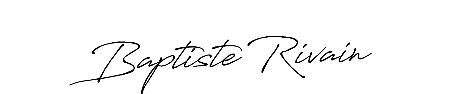 Make a beautiful signature design for name Baptiste Rivain. Use this online signature maker to create a handwritten signature for free. Baptiste Rivain signature style 7 images and pictures png