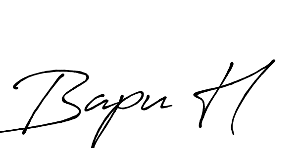 Antro_Vectra_Bolder is a professional signature style that is perfect for those who want to add a touch of class to their signature. It is also a great choice for those who want to make their signature more unique. Get Bapu H name to fancy signature for free. Bapu H signature style 7 images and pictures png