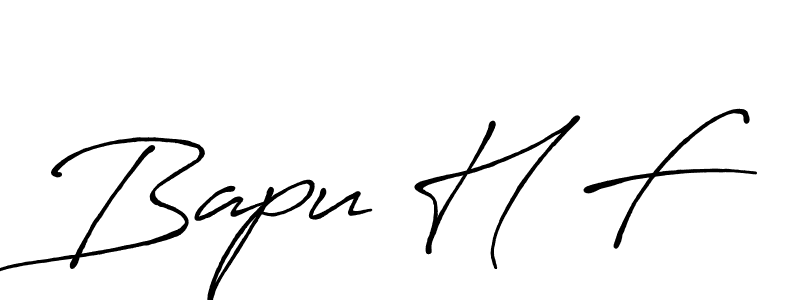 How to Draw Bapu H F signature style? Antro_Vectra_Bolder is a latest design signature styles for name Bapu H F. Bapu H F signature style 7 images and pictures png