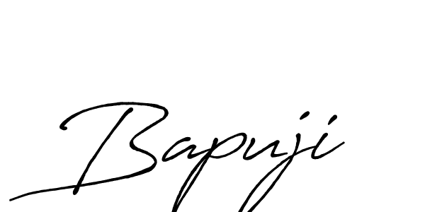 Antro_Vectra_Bolder is a professional signature style that is perfect for those who want to add a touch of class to their signature. It is also a great choice for those who want to make their signature more unique. Get Bapuji name to fancy signature for free. Bapuji signature style 7 images and pictures png