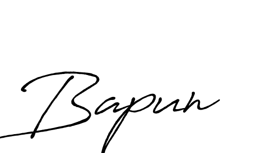 Also we have Bapun name is the best signature style. Create professional handwritten signature collection using Antro_Vectra_Bolder autograph style. Bapun signature style 7 images and pictures png