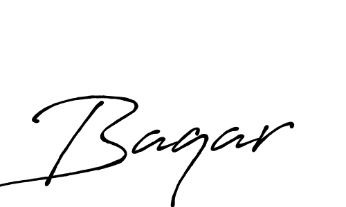 Also You can easily find your signature by using the search form. We will create Baqar name handwritten signature images for you free of cost using Antro_Vectra_Bolder sign style. Baqar signature style 7 images and pictures png
