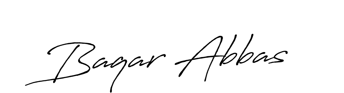 Similarly Antro_Vectra_Bolder is the best handwritten signature design. Signature creator online .You can use it as an online autograph creator for name Baqar Abbas. Baqar Abbas signature style 7 images and pictures png