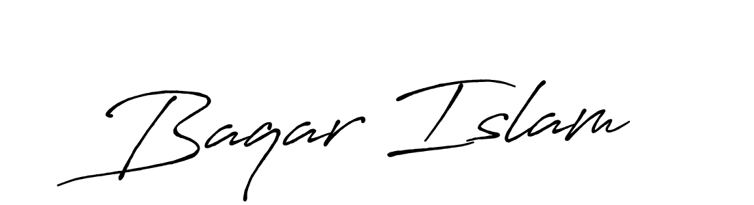 Also You can easily find your signature by using the search form. We will create Baqar Islam name handwritten signature images for you free of cost using Antro_Vectra_Bolder sign style. Baqar Islam signature style 7 images and pictures png