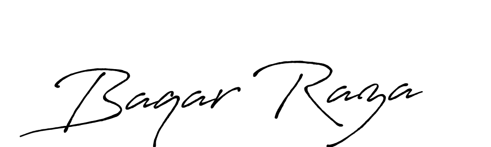 Make a short Baqar Raza signature style. Manage your documents anywhere anytime using Antro_Vectra_Bolder. Create and add eSignatures, submit forms, share and send files easily. Baqar Raza signature style 7 images and pictures png