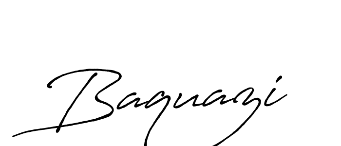 The best way (Antro_Vectra_Bolder) to make a short signature is to pick only two or three words in your name. The name Baquazi include a total of six letters. For converting this name. Baquazi signature style 7 images and pictures png