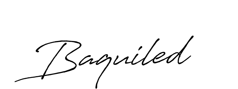 You should practise on your own different ways (Antro_Vectra_Bolder) to write your name (Baquiled) in signature. don't let someone else do it for you. Baquiled signature style 7 images and pictures png