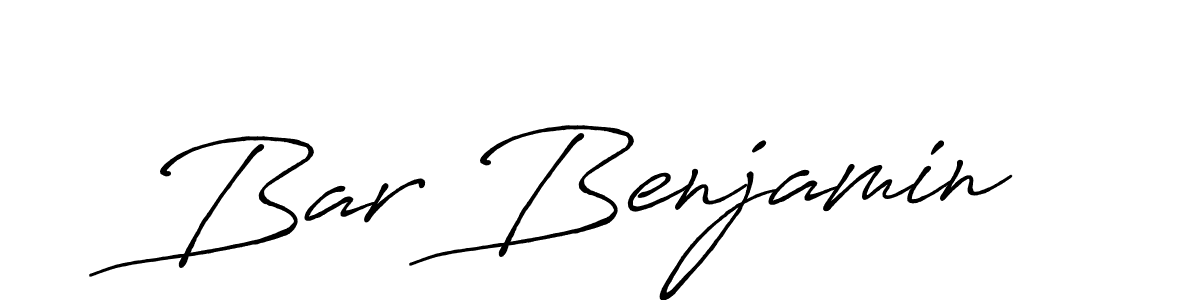Make a beautiful signature design for name Bar Benjamin. With this signature (Antro_Vectra_Bolder) style, you can create a handwritten signature for free. Bar Benjamin signature style 7 images and pictures png