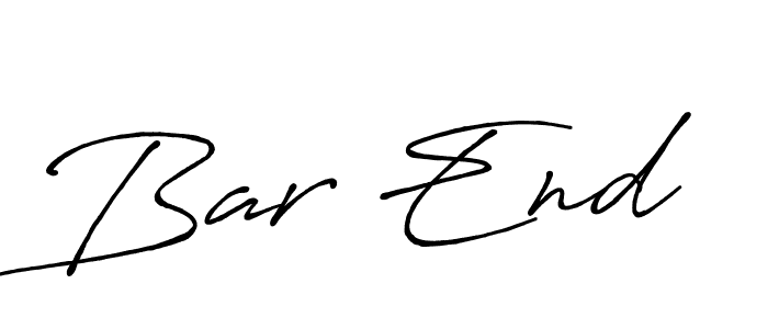 Once you've used our free online signature maker to create your best signature Antro_Vectra_Bolder style, it's time to enjoy all of the benefits that Bar End name signing documents. Bar End signature style 7 images and pictures png