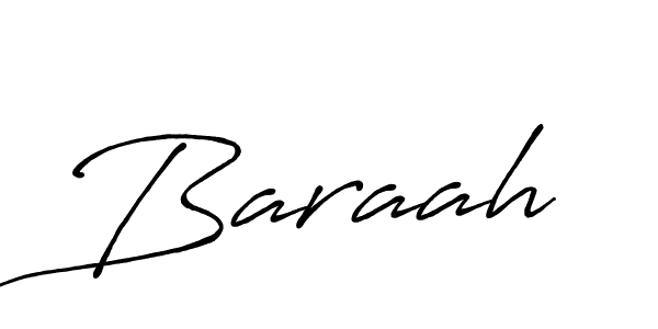 How to make Baraah signature? Antro_Vectra_Bolder is a professional autograph style. Create handwritten signature for Baraah name. Baraah signature style 7 images and pictures png