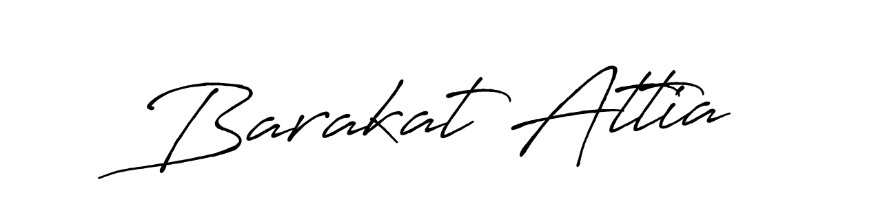 Also we have Barakat Attia name is the best signature style. Create professional handwritten signature collection using Antro_Vectra_Bolder autograph style. Barakat Attia signature style 7 images and pictures png