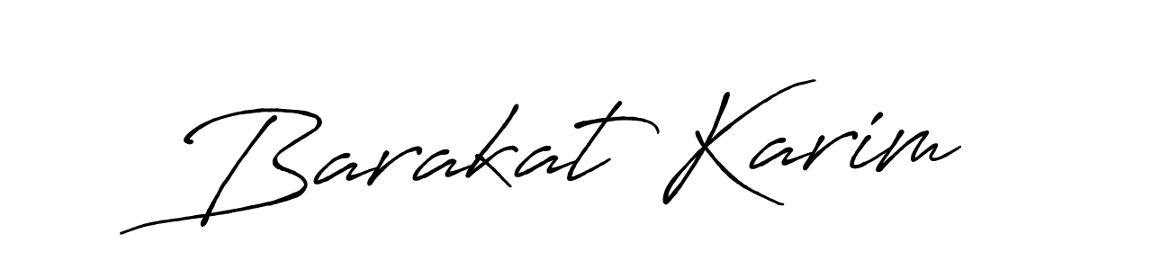 Design your own signature with our free online signature maker. With this signature software, you can create a handwritten (Antro_Vectra_Bolder) signature for name Barakat Karim. Barakat Karim signature style 7 images and pictures png