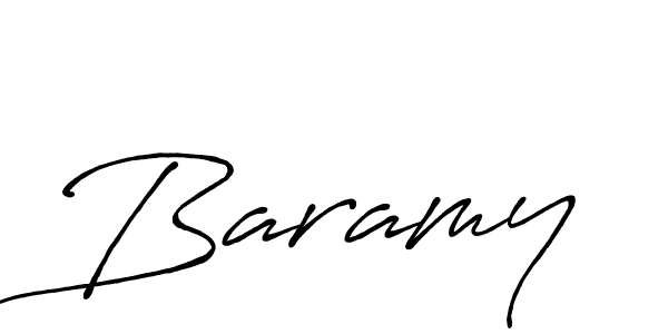 Create a beautiful signature design for name Baramy. With this signature (Antro_Vectra_Bolder) fonts, you can make a handwritten signature for free. Baramy signature style 7 images and pictures png