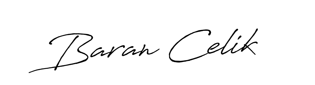 How to make Baran Celik signature? Antro_Vectra_Bolder is a professional autograph style. Create handwritten signature for Baran Celik name. Baran Celik signature style 7 images and pictures png