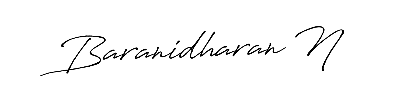 Also we have Baranidharan N name is the best signature style. Create professional handwritten signature collection using Antro_Vectra_Bolder autograph style. Baranidharan N signature style 7 images and pictures png