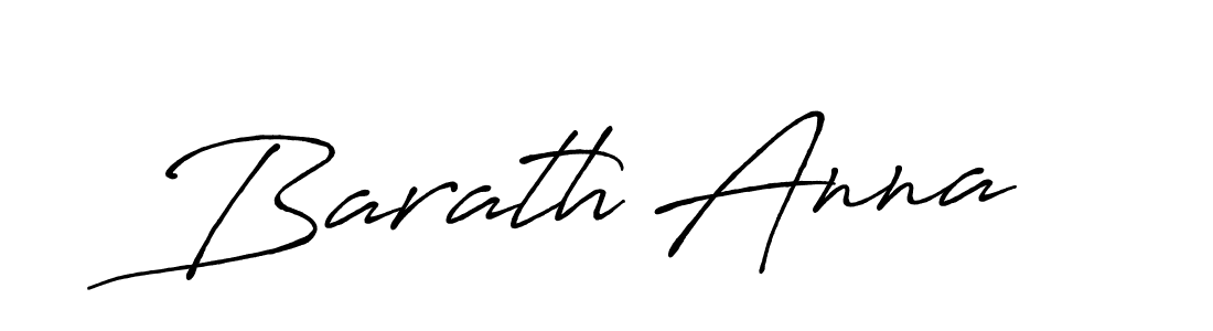 Barath Anna stylish signature style. Best Handwritten Sign (Antro_Vectra_Bolder) for my name. Handwritten Signature Collection Ideas for my name Barath Anna. Barath Anna signature style 7 images and pictures png