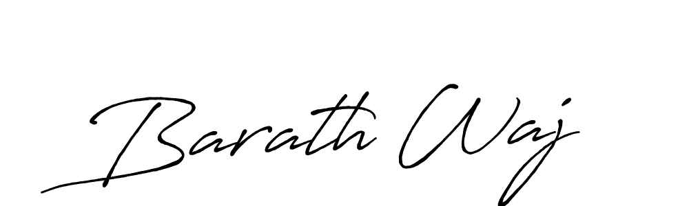 Design your own signature with our free online signature maker. With this signature software, you can create a handwritten (Antro_Vectra_Bolder) signature for name Barath Waj. Barath Waj signature style 7 images and pictures png