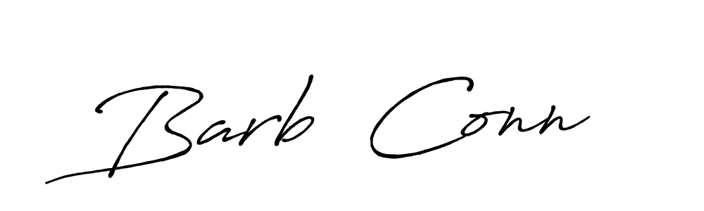 Design your own signature with our free online signature maker. With this signature software, you can create a handwritten (Antro_Vectra_Bolder) signature for name Barb  Conn. Barb  Conn signature style 7 images and pictures png