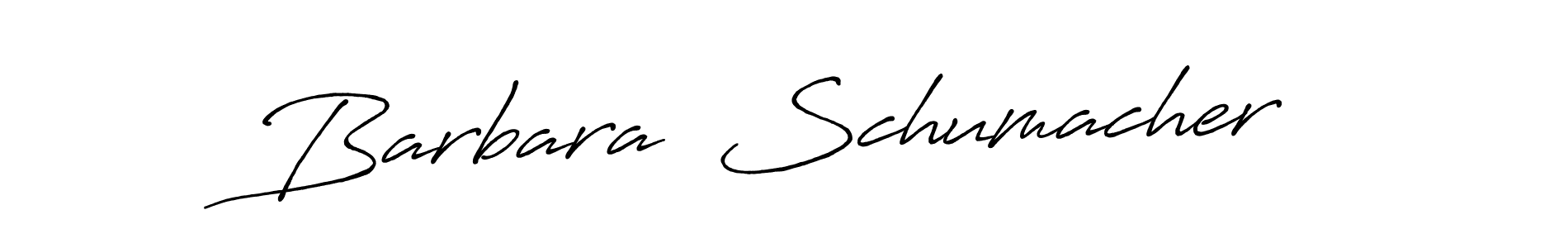 Barbara  Schumacher stylish signature style. Best Handwritten Sign (Antro_Vectra_Bolder) for my name. Handwritten Signature Collection Ideas for my name Barbara  Schumacher. Barbara  Schumacher signature style 7 images and pictures png