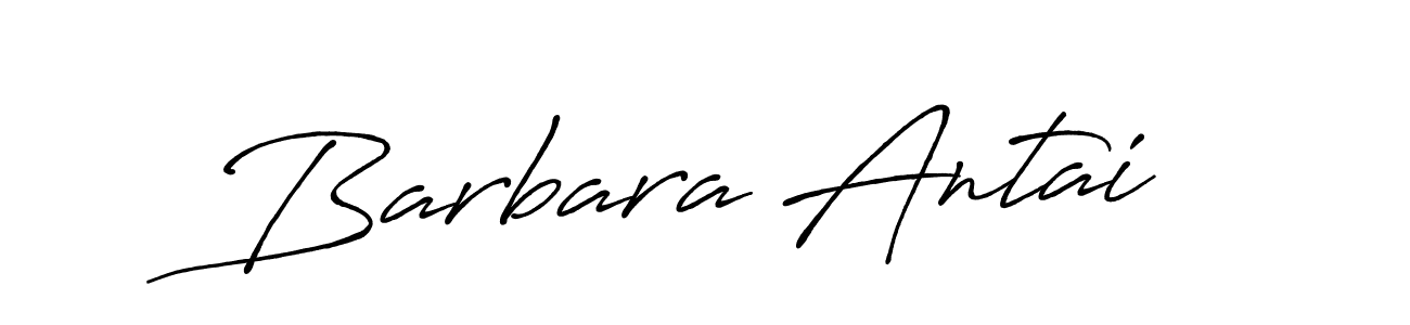 Design your own signature with our free online signature maker. With this signature software, you can create a handwritten (Antro_Vectra_Bolder) signature for name Barbara Antai. Barbara Antai signature style 7 images and pictures png