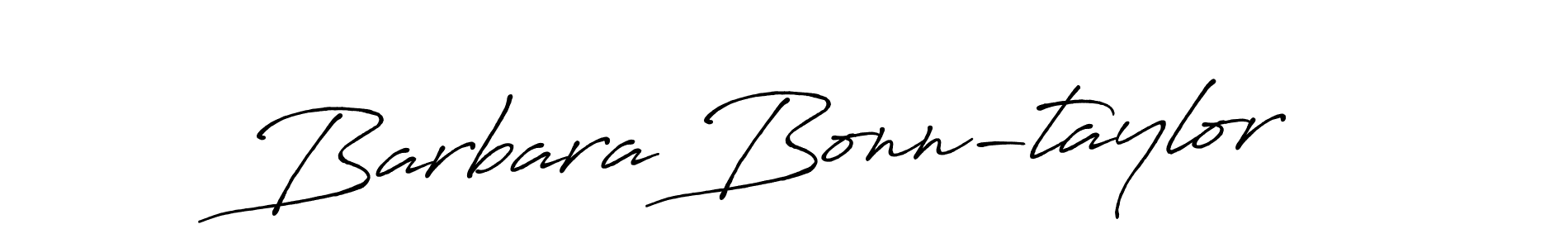 Make a beautiful signature design for name Barbara Bonn-taylor. With this signature (Antro_Vectra_Bolder) style, you can create a handwritten signature for free. Barbara Bonn-taylor signature style 7 images and pictures png