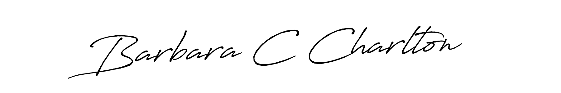 The best way (Antro_Vectra_Bolder) to make a short signature is to pick only two or three words in your name. The name Barbara C Charlton include a total of six letters. For converting this name. Barbara C Charlton signature style 7 images and pictures png