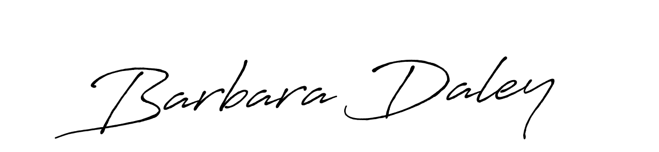 Create a beautiful signature design for name Barbara Daley. With this signature (Antro_Vectra_Bolder) fonts, you can make a handwritten signature for free. Barbara Daley signature style 7 images and pictures png