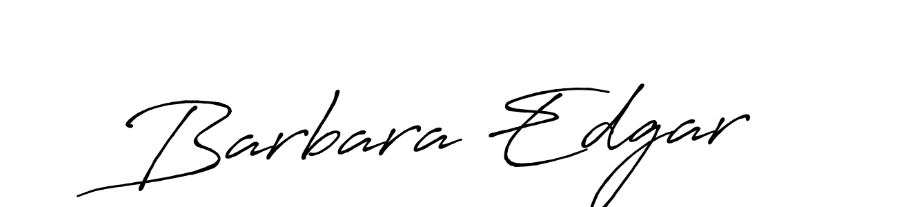 Barbara Edgar stylish signature style. Best Handwritten Sign (Antro_Vectra_Bolder) for my name. Handwritten Signature Collection Ideas for my name Barbara Edgar. Barbara Edgar signature style 7 images and pictures png