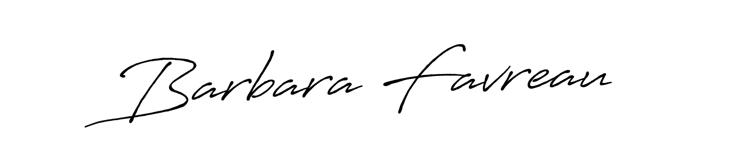 Design your own signature with our free online signature maker. With this signature software, you can create a handwritten (Antro_Vectra_Bolder) signature for name Barbara Favreau. Barbara Favreau signature style 7 images and pictures png