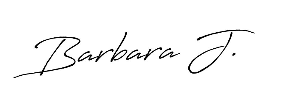 How to make Barbara J. signature? Antro_Vectra_Bolder is a professional autograph style. Create handwritten signature for Barbara J. name. Barbara J. signature style 7 images and pictures png
