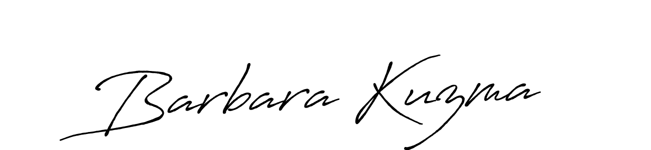 Antro_Vectra_Bolder is a professional signature style that is perfect for those who want to add a touch of class to their signature. It is also a great choice for those who want to make their signature more unique. Get Barbara Kuzma name to fancy signature for free. Barbara Kuzma signature style 7 images and pictures png