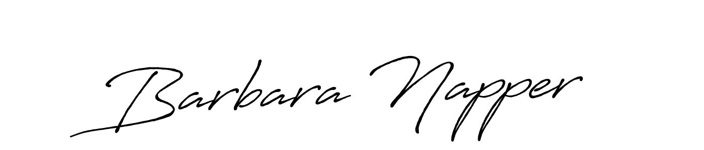 You should practise on your own different ways (Antro_Vectra_Bolder) to write your name (Barbara Napper) in signature. don't let someone else do it for you. Barbara Napper signature style 7 images and pictures png