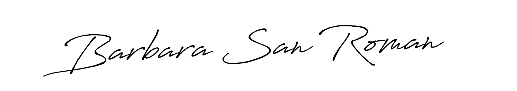 You can use this online signature creator to create a handwritten signature for the name Barbara San Roman. This is the best online autograph maker. Barbara San Roman signature style 7 images and pictures png