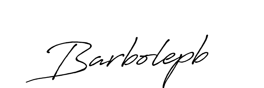 How to make Barbolepb signature? Antro_Vectra_Bolder is a professional autograph style. Create handwritten signature for Barbolepb name. Barbolepb signature style 7 images and pictures png