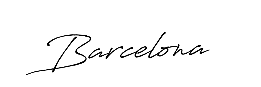 Use a signature maker to create a handwritten signature online. With this signature software, you can design (Antro_Vectra_Bolder) your own signature for name Barcelona. Barcelona signature style 7 images and pictures png