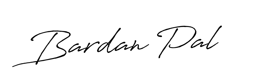 Make a beautiful signature design for name Bardan Pal. With this signature (Antro_Vectra_Bolder) style, you can create a handwritten signature for free. Bardan Pal signature style 7 images and pictures png