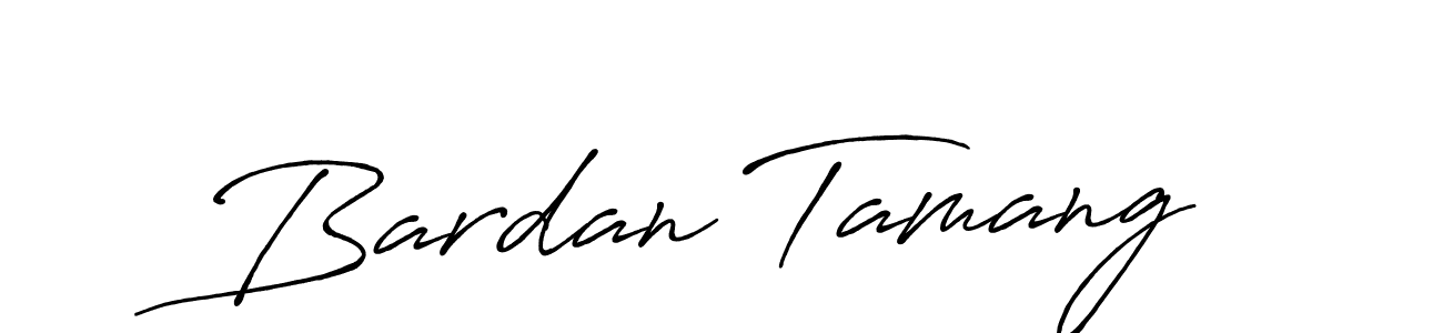 Use a signature maker to create a handwritten signature online. With this signature software, you can design (Antro_Vectra_Bolder) your own signature for name Bardan Tamang. Bardan Tamang signature style 7 images and pictures png