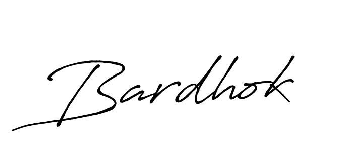 Design your own signature with our free online signature maker. With this signature software, you can create a handwritten (Antro_Vectra_Bolder) signature for name Bardhok. Bardhok signature style 7 images and pictures png