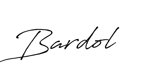 Use a signature maker to create a handwritten signature online. With this signature software, you can design (Antro_Vectra_Bolder) your own signature for name Bardol. Bardol signature style 7 images and pictures png