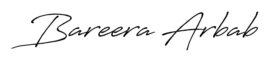 Quickly download Bareera Arbab name signature in high-resolution PNG using Antro_Vectra_Bolder style. Ready to insert into PDFs and online applications. Bareera Arbab signature style 7 images and pictures png
