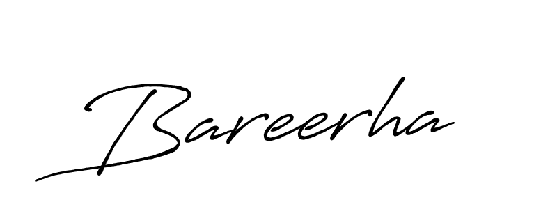 Design your own signature with our free online signature maker. With this signature software, you can create a handwritten (Antro_Vectra_Bolder) signature for name Bareerha. Bareerha signature style 7 images and pictures png
