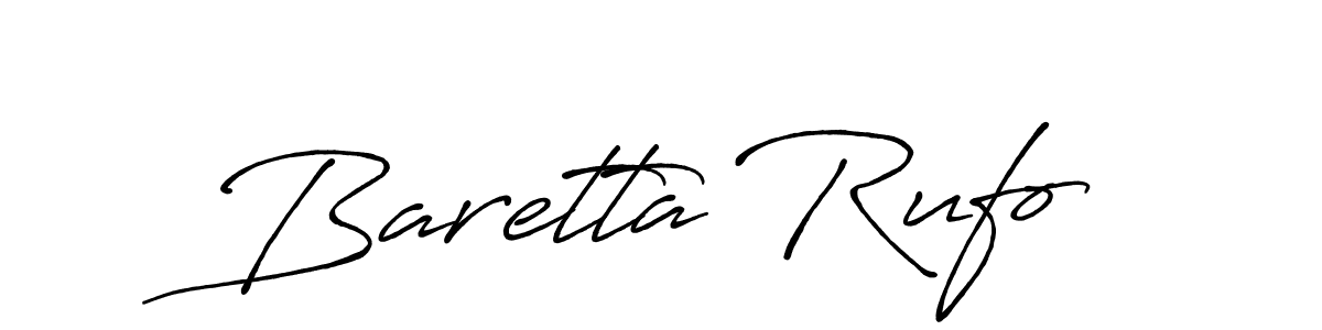 Also we have Baretta Rufo name is the best signature style. Create professional handwritten signature collection using Antro_Vectra_Bolder autograph style. Baretta Rufo signature style 7 images and pictures png