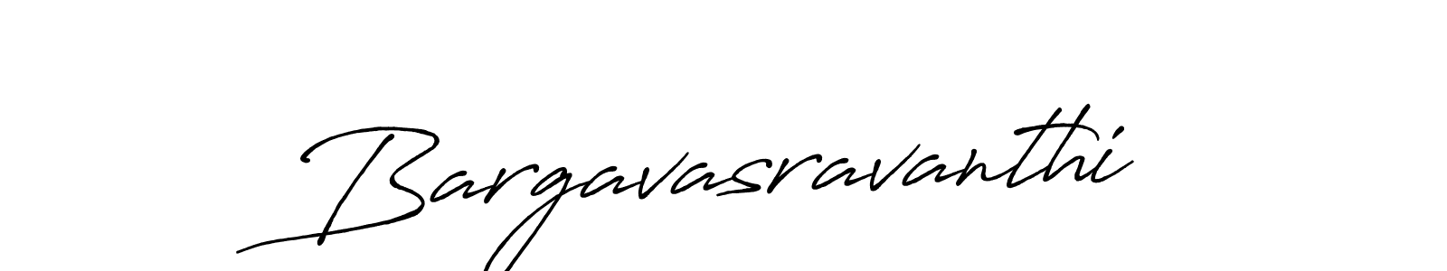 Antro_Vectra_Bolder is a professional signature style that is perfect for those who want to add a touch of class to their signature. It is also a great choice for those who want to make their signature more unique. Get Bargavasravanthi name to fancy signature for free. Bargavasravanthi signature style 7 images and pictures png