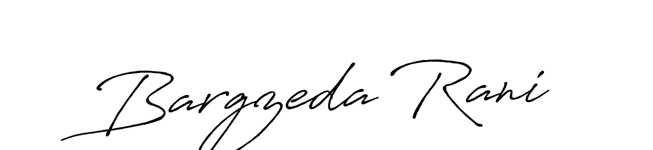 Make a beautiful signature design for name Bargzeda Rani. Use this online signature maker to create a handwritten signature for free. Bargzeda Rani signature style 7 images and pictures png