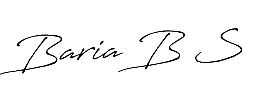 Best and Professional Signature Style for Baria B S. Antro_Vectra_Bolder Best Signature Style Collection. Baria B S signature style 7 images and pictures png
